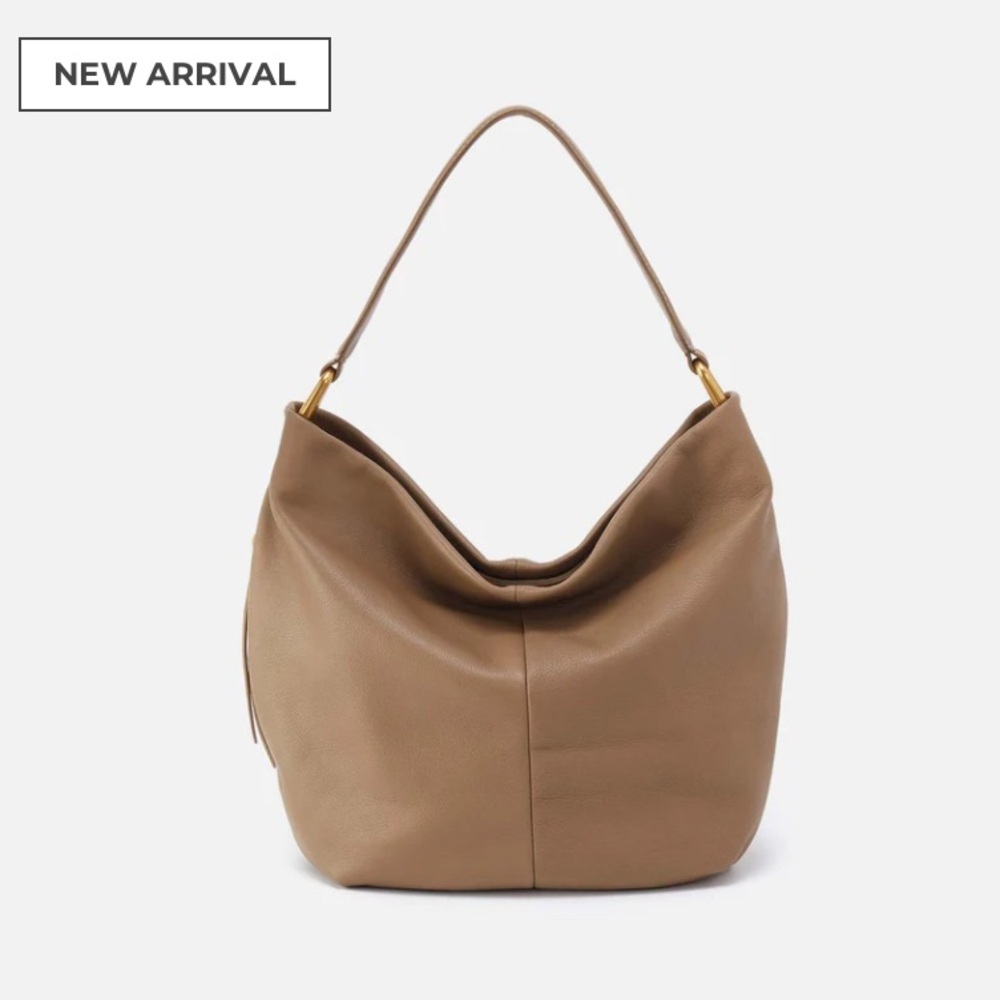 HOBO Tan Leather Hobo Bag